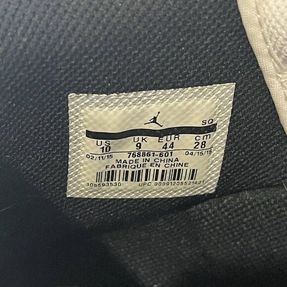 2015 Air Jordan 1.5 Chicago Wht Blk Red 768861-601 Last Dance MJ Rare Sz 10 - Picture 8 of 8